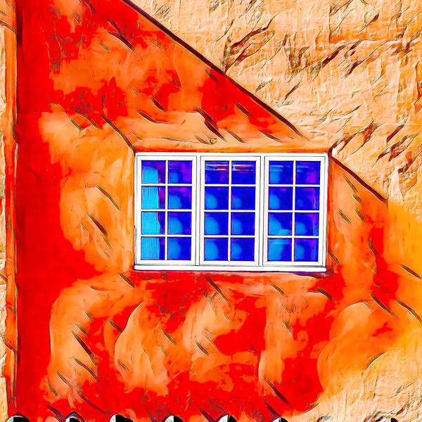 Santa Fe Wall and Window  2 by Image Shifting