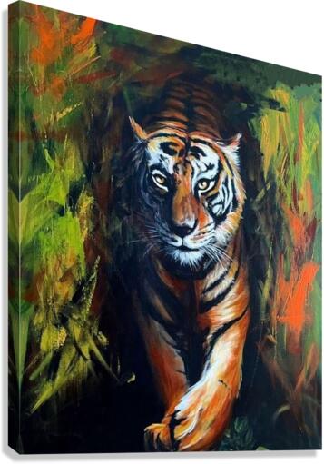 Off the hidden paws Canvas Print