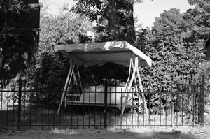 Covered swing