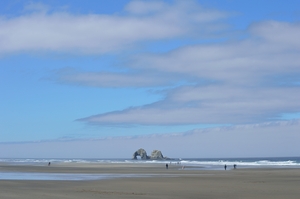 Twin Rocks at Rockaway Beach Oregon