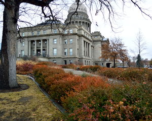 Winter Idaho State Capitol Building