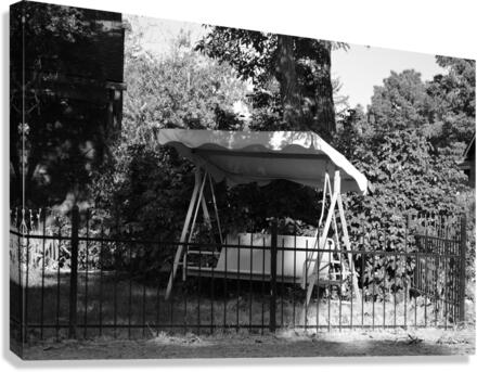 Covered swing  Canvas Print