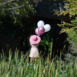 Girl With Pink Balloons