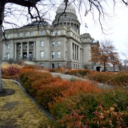 Winter Idaho State Capitol Building