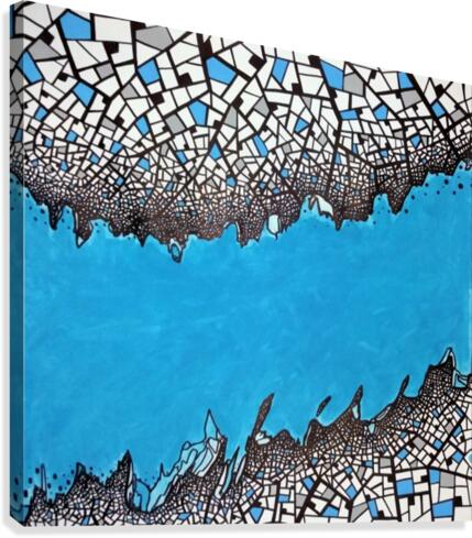 wave 5  Impression sur toile