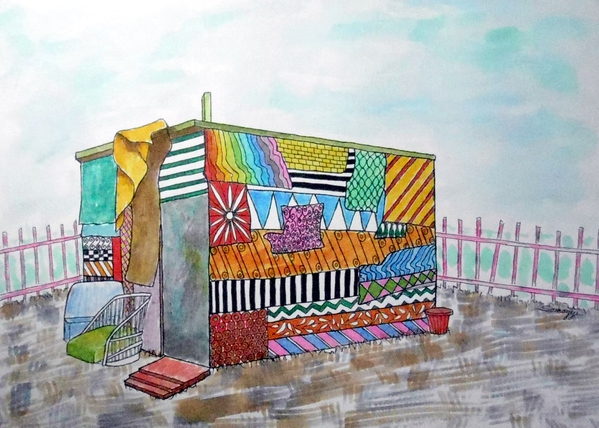 Patchwork Pad Print