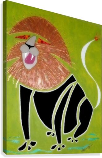 King Lion Canvas Print
