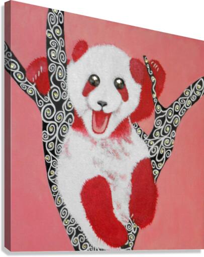 Panda-monium Canvas Print