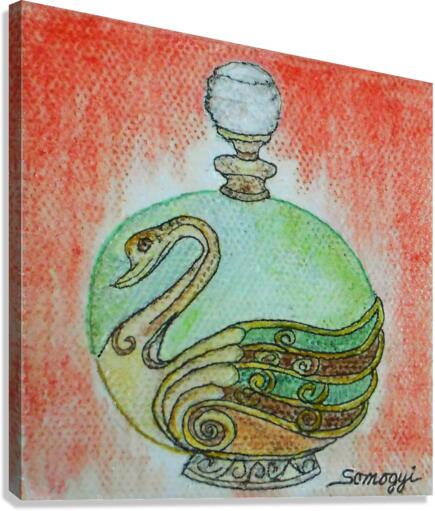 Bottled Swan Canvas Print