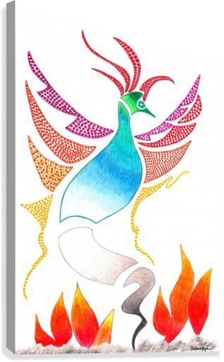 Phoenix Rising Canvas Print