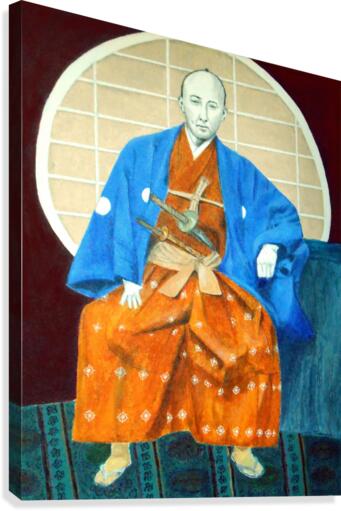 Samurai-San Canvas Print