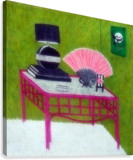 Bamboo Table Canvas Print