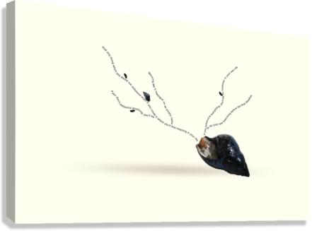 Cerebration  Existential Inspiration: Discovering the Meaning of Life  Canvas Print