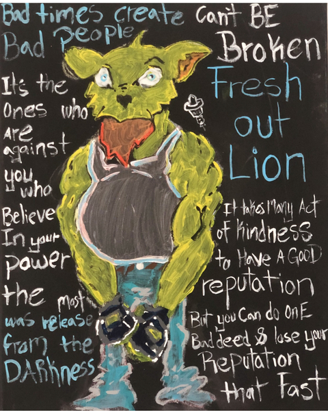 Fresh out lion  by Booker R