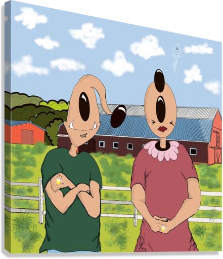 Let’s talk  Canvas Print