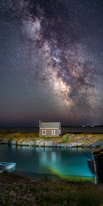 Blue Rocks Milkyway Print