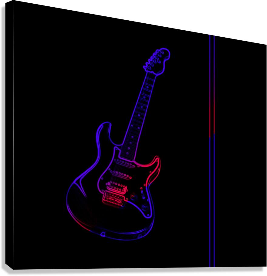 8 Magic Guitar Canvas Print