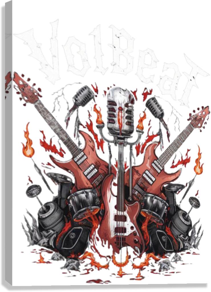 Volbeat 3 Canvas Print