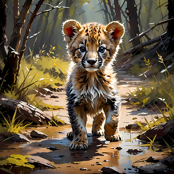 Baby Cub Print