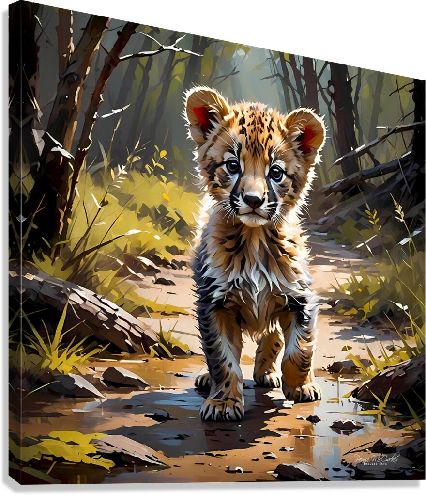 Baby Cub Canvas Print