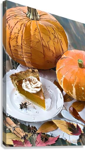 Pumpkin Pie Canvas Print