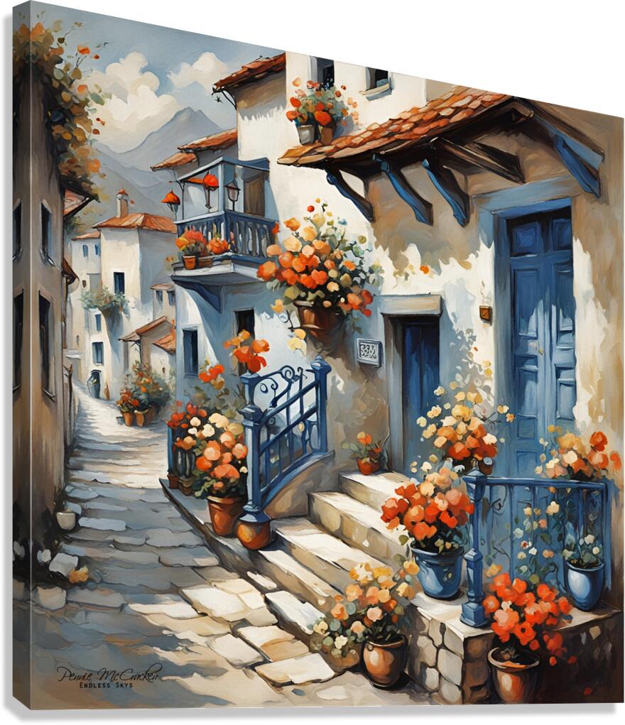 The Village Canvas Print
