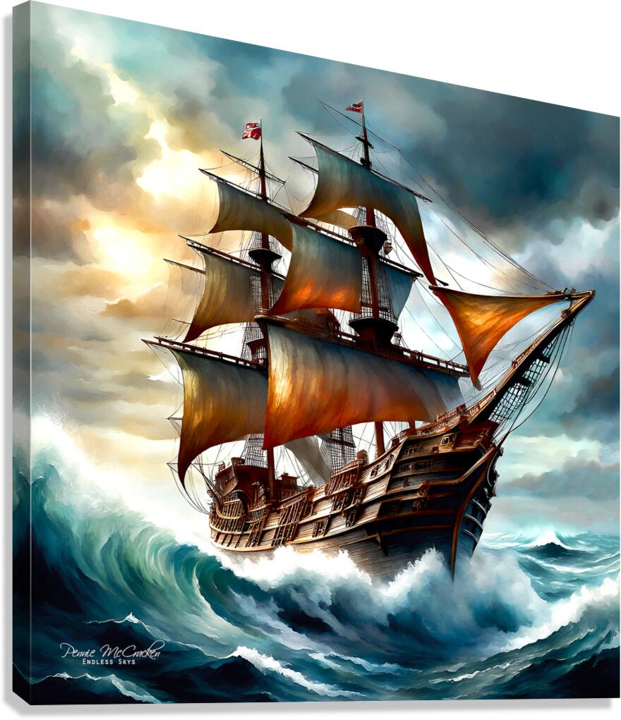 Old Ship Canvas Print