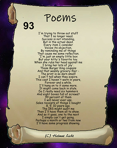 93 Getting rid of things