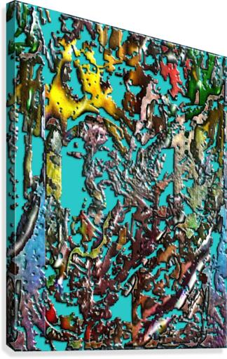 Heute blau Canvas Print