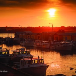 Sunset at North Lake Harbour