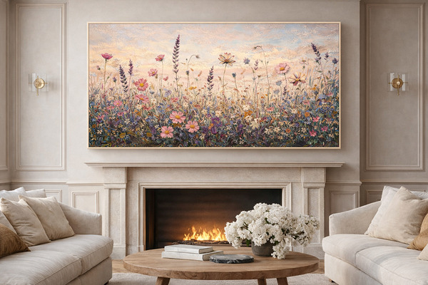 .Whispering Wildflowers – Elegant Floral Living by AHMED ZIOUACHE