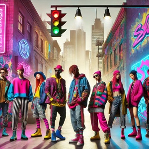 Friends on the street 3