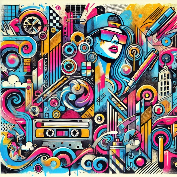 Graffiti drawing 10 by Hamo