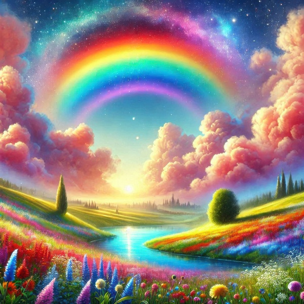 charming colorful nature 25 Print