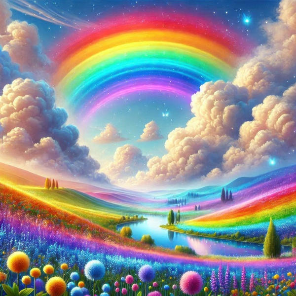 charming colorful nature 4 Print