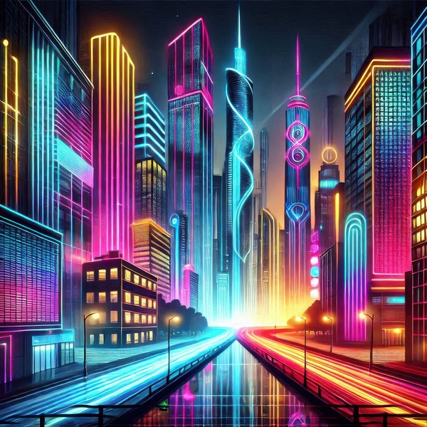 City buildings 2 Print