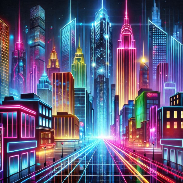 City buildings 20 Print