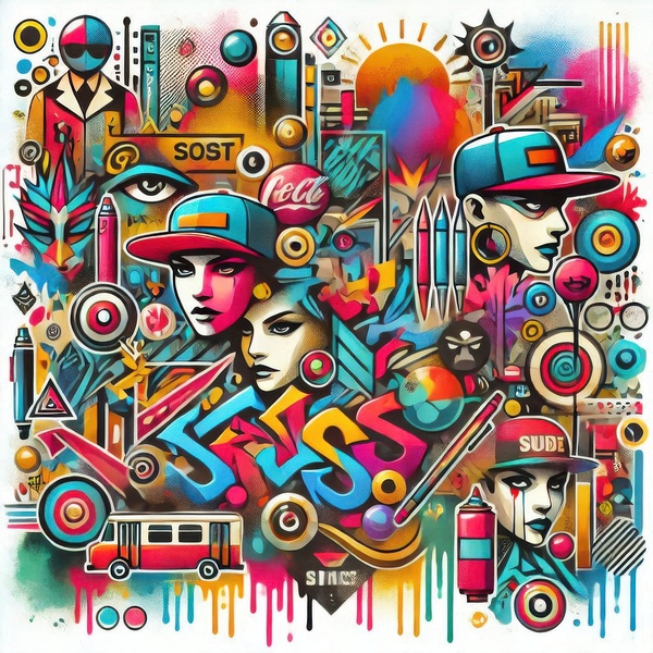 Graffiti drawing 26 by Hamo