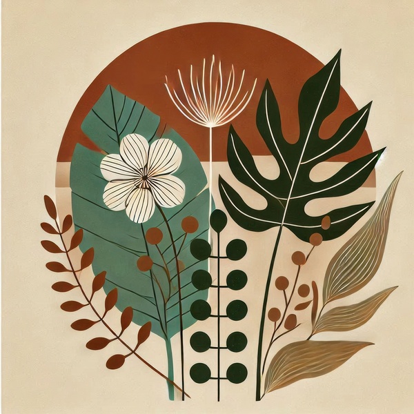 Plant art board 6 by Hamo