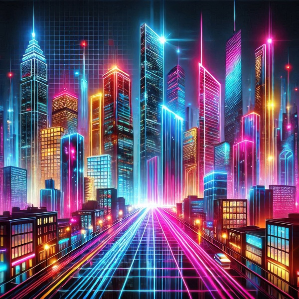 City buildings 17 Print