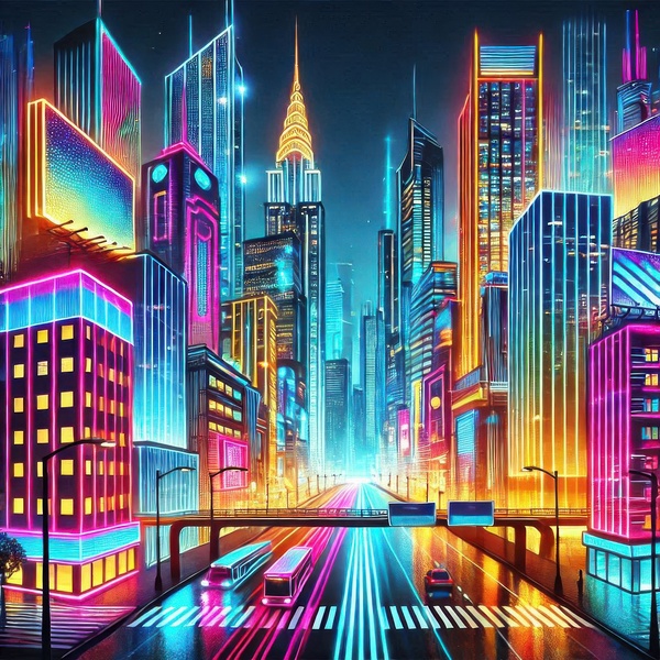 City buildings 8 Print