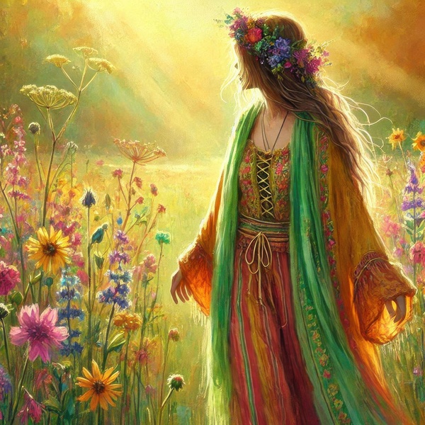 girl in the field 6 by Hamo