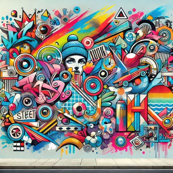Graffiti drawing 8 by Hamo