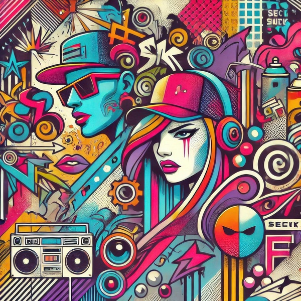 Graffiti drawing 25 by Hamo