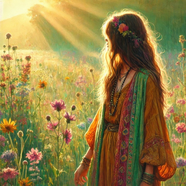girl in the field 14 by Hamo