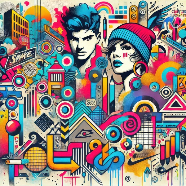 Graffiti drawing 2 by Hamo