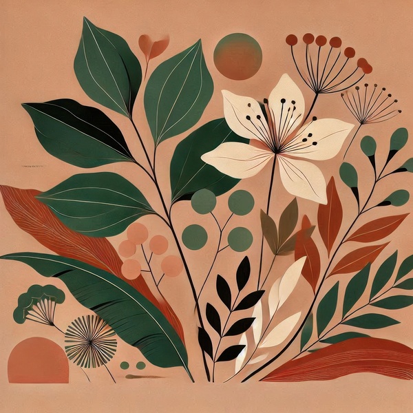 Plant art board 15 by Hamo