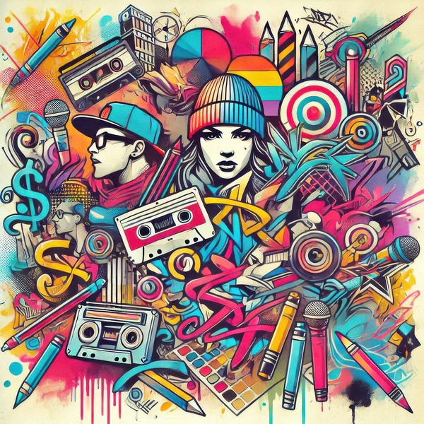 Graffiti drawing 20 by Hamo