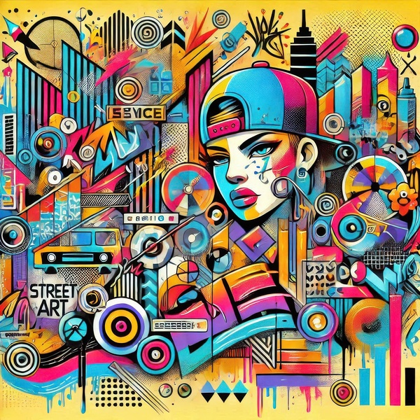 Graffiti drawing 21 by Hamo