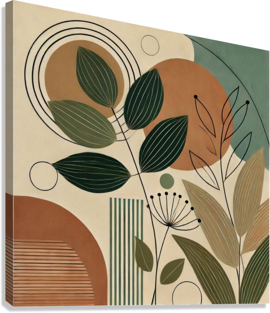 Plant art board 1 Canvas Print